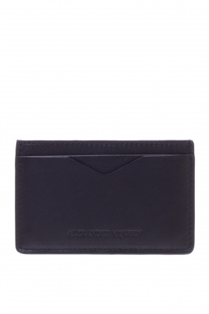 Leather credit card holder, zdjęcie 2 Leather credit card holder od Alexander McQueen